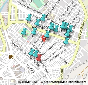 Mappa Via Arturo Toscanini, 97013 Comiso RG, Italia (0.2365)