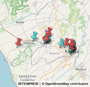 Mappa Via Giuseppe Luigi Lagrange, 97013 Comiso RG, Italia (7.021)