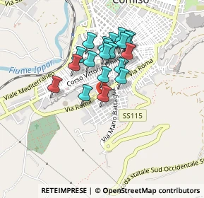 Mappa Via Luigi Pirandello, 97013 Comiso RG, Italia (0.3895)