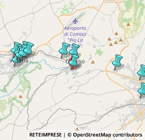 Mappa Via Giacomo Watt, 97013 Comiso RG, Italia (5.56846)