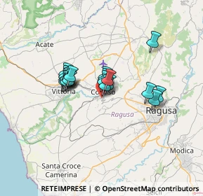 Mappa Via Carlo Darwin, 97013 Comiso RG, Italia (5.46789)