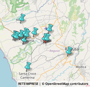 Mappa Via Libertà, 97013 Comiso RG, Italia (8.54)