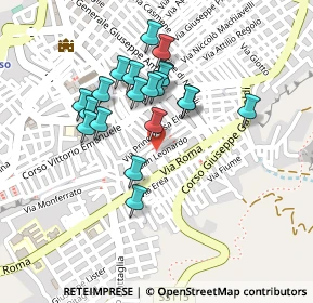 Mappa Via San Leonardo, 97013 Comiso RG, Italia (0.218)