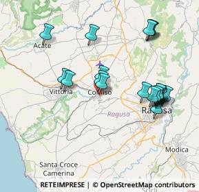 Mappa Via San Leonardo, 97013 Comiso RG, Italia (8.7675)