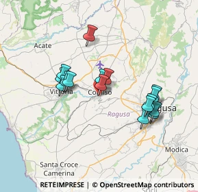 Mappa Via Santissima Annunziata, 97013 Comiso RG, Italia (7.04875)