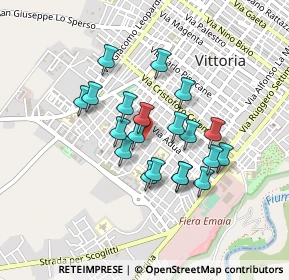 Mappa Via Virgilio Failla, 97019 Vittoria RG, Italia (0.395)