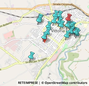 Mappa Via Marzabotto, 97019 Vittoria RG, Italia (1.0945)