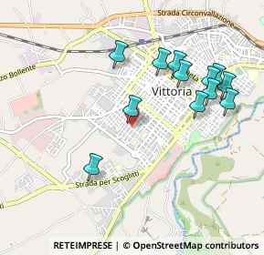 Mappa Via Marzabotto, 97019 Vittoria RG, Italia (1.1275)