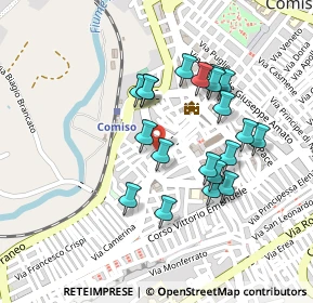 Mappa Via Vincenzo Bellini, 97013 Comiso RG, Italia (0.2295)