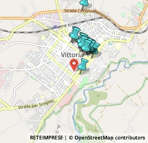 Mappa Via Curtatone, 97019 Vittoria RG, Italia (0.7075)
