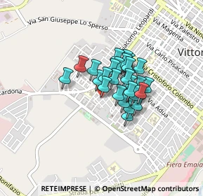 Mappa Via Feliciano Rossitto, 97019 Vittoria RG, Italia (0.2931)