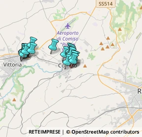 Mappa Via Carlo Emanuele Buscaglia, 97013 Comiso RG, Italia (3.297)