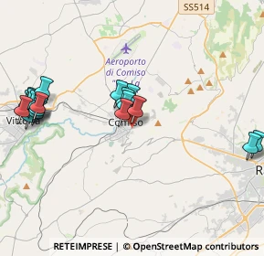 Mappa Via Carlo Emanuele Buscaglia, 97013 Comiso RG, Italia (5.262)