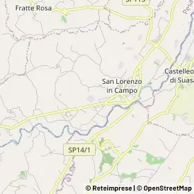 Mappa San Lorenzo in Campo