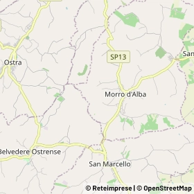Mappa Morro d'Alba