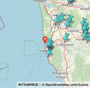 Mappa Via delle Mimose, 56122 Pisa PI, Italia (21.19056)