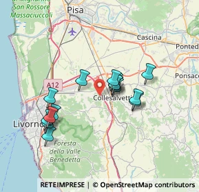 Mappa 57014 Collesalvetti LI, Italia (6.262)