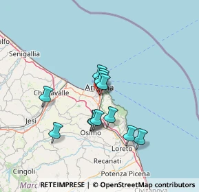 Mappa Via P. Ranieri, 60128 Ancona AN, Italia (11.115)