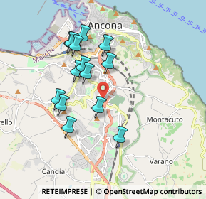 Mappa Via P. Ranieri, 60128 Ancona AN, Italia (1.67571)