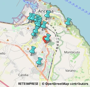 Mappa Via P. Ranieri, 60128 Ancona AN, Italia (1.63733)