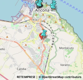 Mappa Via P. Ranieri, 60128 Ancona AN, Italia (2.94333)