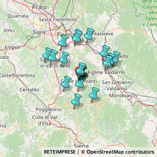 Mappa Via Mario Rossi, 50022 Greve in Chianti FI, Italia (10.107)