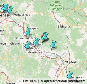 Mappa Strada Provinciale 85 Setteponti, 52024 Loro Ciuffenna AR, Italia (16.65818)