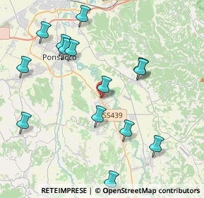 Mappa Via E. Berlinguer, 56033 Capannoli PI, Italia (5.7485)