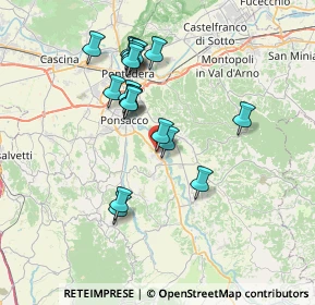 Mappa Via E. Berlinguer, 56033 Capannoli PI, Italia (6.69278)