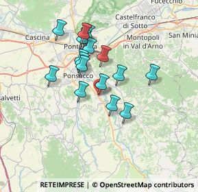 Mappa Via E. Berlinguer, 56033 Capannoli PI, Italia (5.9425)