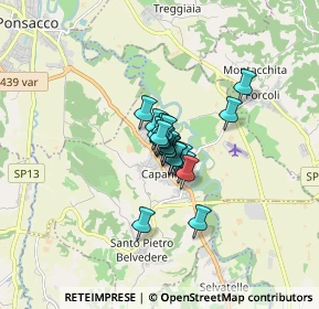 Mappa Via E. Berlinguer, 56033 Capannoli PI, Italia (0.7625)