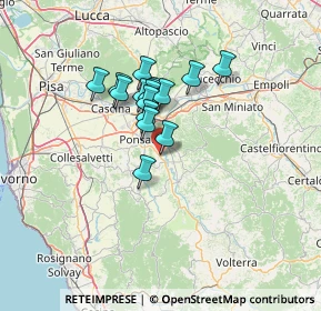 Mappa Via E. Berlinguer, 56033 Capannoli PI, Italia (9.8675)