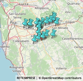 Mappa Via E. Berlinguer, 56033 Capannoli PI, Italia (9.9275)