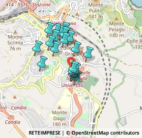 Mappa Via Giuseppe Ungaretti, 60128 Ancona AN, Italia (0.646)