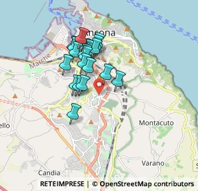 Mappa Via Giuseppe Ungaretti, 60128 Ancona AN, Italia (1.3665)