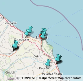 Mappa Via Giuseppe Ungaretti, 60128 Ancona AN, Italia (16.029)