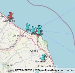 Mappa Via Giuseppe Ungaretti, 60128 Ancona AN, Italia (19.53)