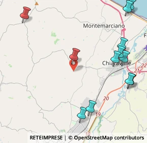 Mappa Via Moruco C, 60037 Monte San Vito AN, Italia (5.68167)