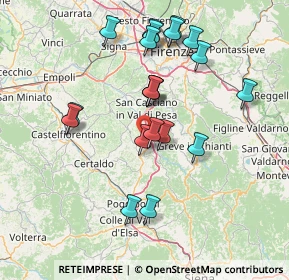 Mappa CAP, 50028 Tavarnelle Val di Pesa FI, Italia (15.0255)
