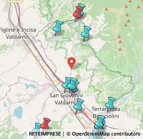 Mappa Strada Provinciale, 52028 Terranuova Bracciolini AR, Italia (6.20444)