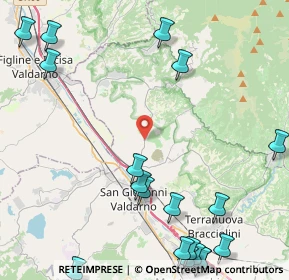 Mappa Strada Provinciale, 52028 Terranuova Bracciolini AR, Italia (6.591)