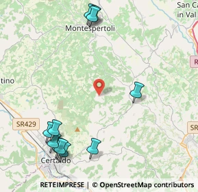 Mappa Via di Sticciano, 50052 Certaldo FI, Italia (5.52818)