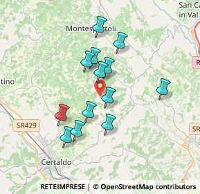 Mappa Via di Sticciano, 50052 Certaldo FI, Italia (3.09615)