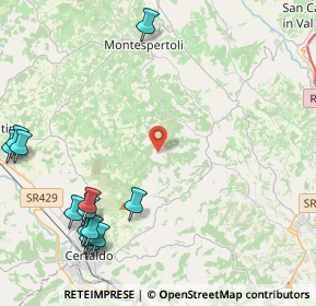Mappa Via di Sticciano, 50052 Certaldo FI, Italia (7.3345)
