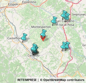 Mappa Via di Sticciano, 50052 Certaldo FI, Italia (7.04538)