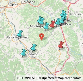 Mappa Via di Sticciano, 50052 Certaldo FI, Italia (7.77923)