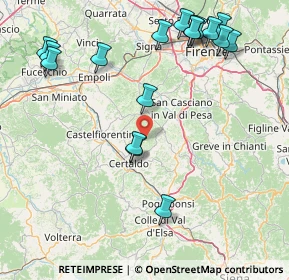 Mappa Via di Sticciano, 50052 Certaldo FI, Italia (20.39941)