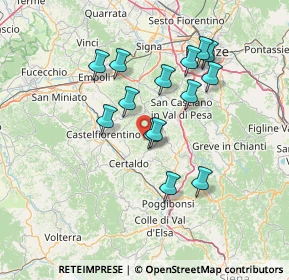 Mappa Via di Sticciano, 50052 Certaldo FI, Italia (12.82214)