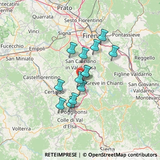 Mappa Strada Romita, 50028 Tavarnelle Val di Pesa FI, Italia (10.50385)