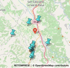 Mappa Strada Romita, 50028 Tavarnelle Val di Pesa FI, Italia (4.17273)
